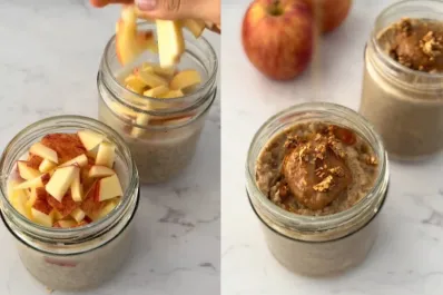 Desayuno en cinco minutos: shot de avena sabor a tarta de manzana