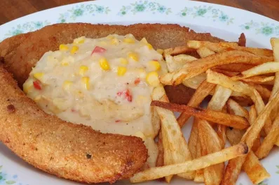 Una bomba: la polémica receta de la suprema Maryland con banana frita
