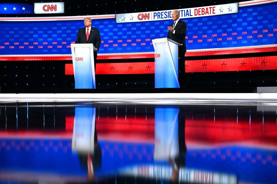 TENSIONES. El mal desempeño de Biden en el debate con Trump disparó las alarmas en el Parido Demócrata.