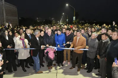 Inauguraron la nueva traza de pavimentación de la Avenida Alem en Aguilares