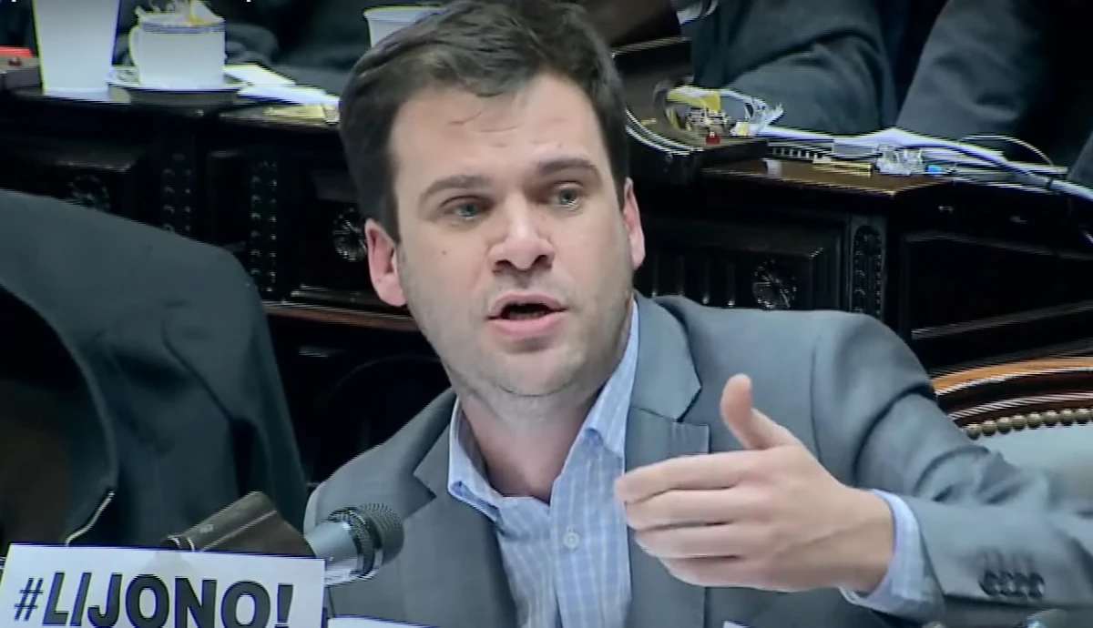 Diputado Juan Manuel López. CAPTURA DE VIDEO