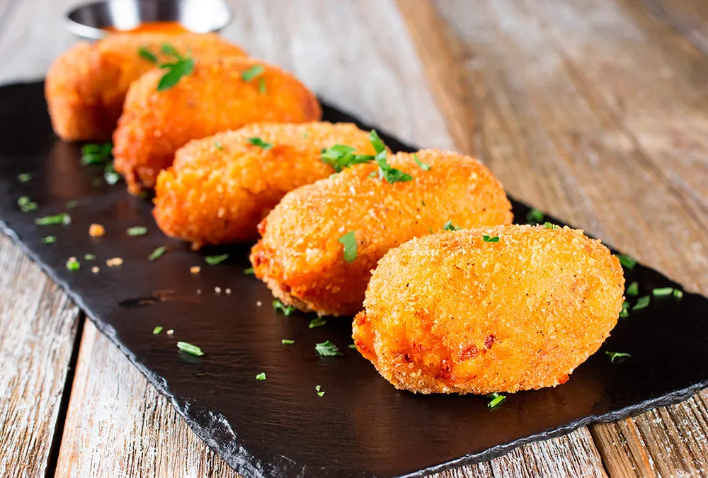 Croquetas de berenjena, queso y avena: un manjar para el almuerzo