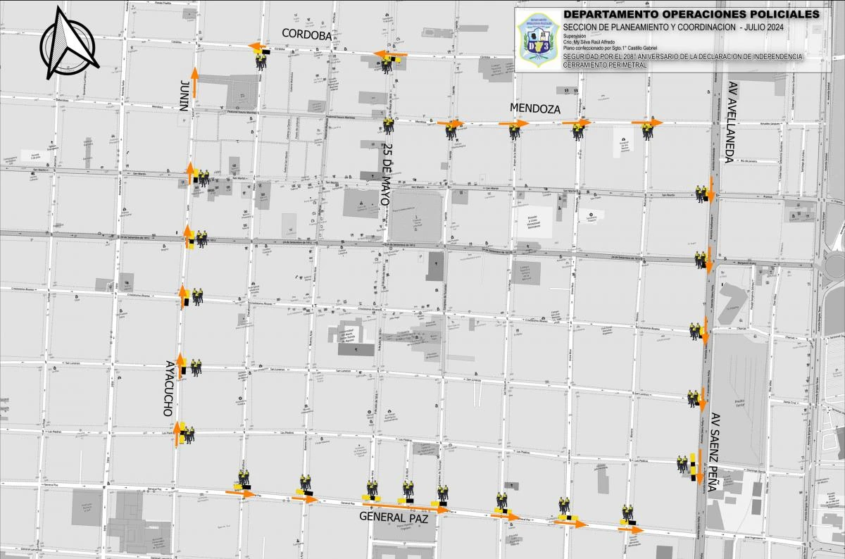 Cómo serán los cortes en centro de Tucumán