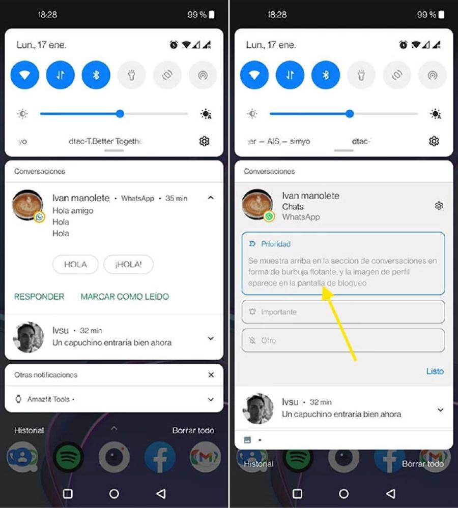 Cómo aplicar el modo prioridad en Whatsapp