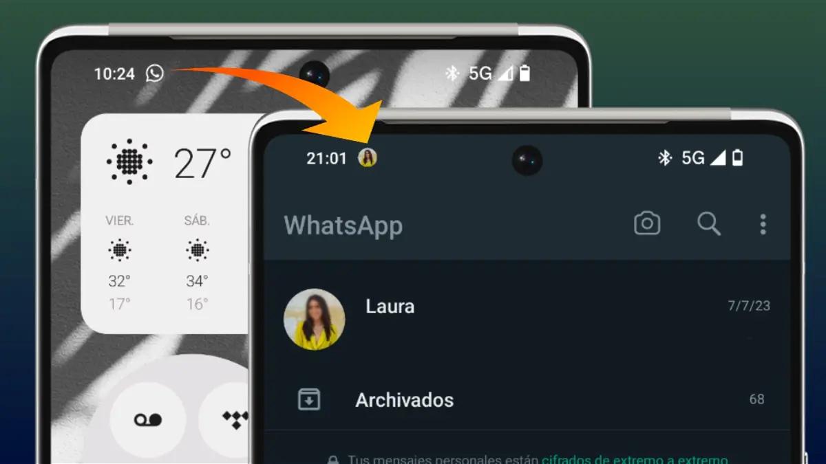 Con la opción de notificaciones prioritarias podrás ver la foto de perfil de tu contacto.