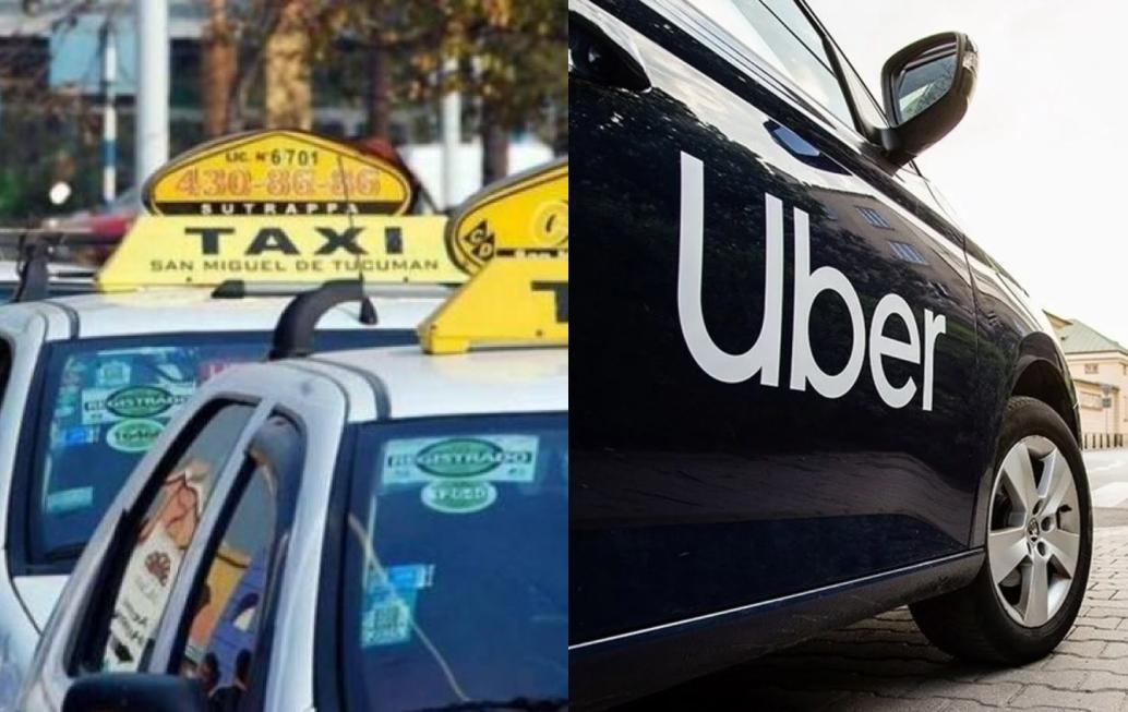 Uber vs. taxis: un enfrentamiento que sigue disputándose a los usuarios.