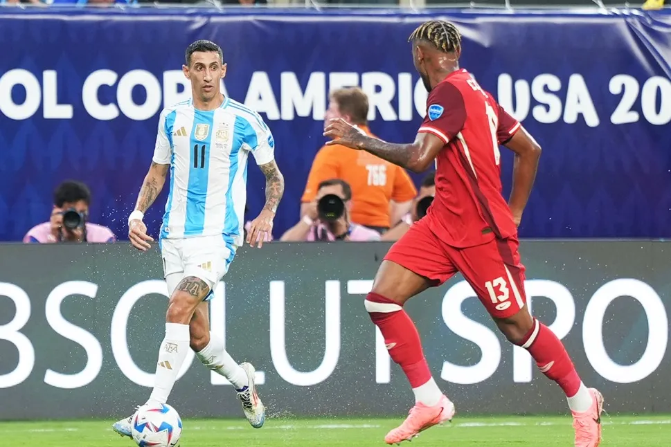 Desde el mediocampo, Argentina construyó la superioridad