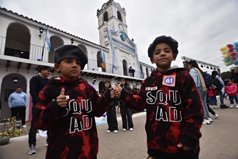 NIÑOS. Los más chicos fueron los que más llamaron la atención del público.