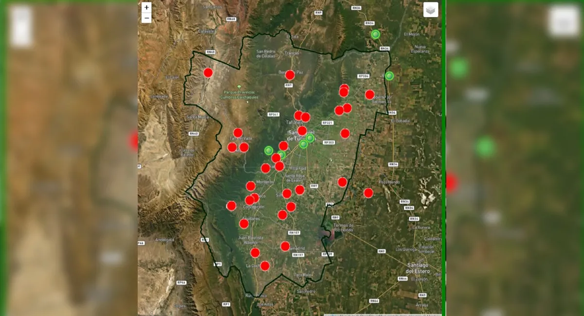 Mapa de las heladas en Tucumán: las bajas temperaturas se extendieron sobre el territorio