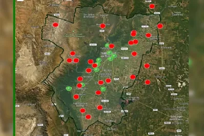 Mapa de heladas en Tucumán: fueron menos intensas y afectaron a menor cantidad de zonas