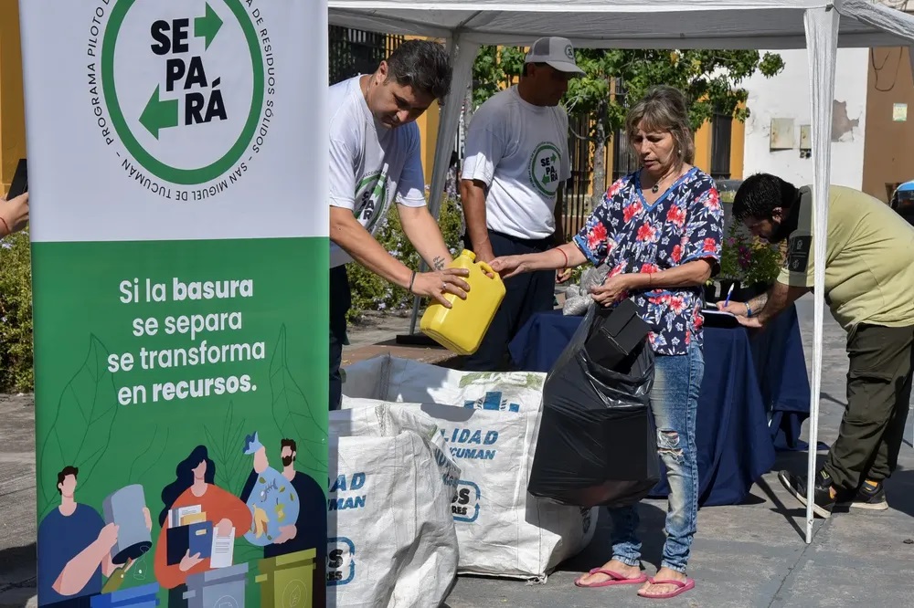 CONCIENTIZACIÓN. El municipio trabaja en la separación de los residuos.