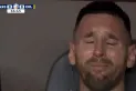 Una imagen que nos duele a todos: el llanto de Lionel Messi tras ser reemplazado