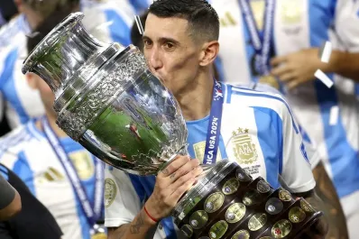 Alcanzó a Cristiano Ronaldo: la impactante marca que alcanzó Di María con su título en la Copa América