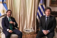 Milei se reunió con Lacalle Pou tras las tensiones por su ausencia en la cumbre del Mercosur