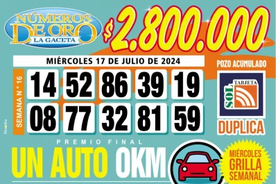 Los Números de Oro de LA GACETA