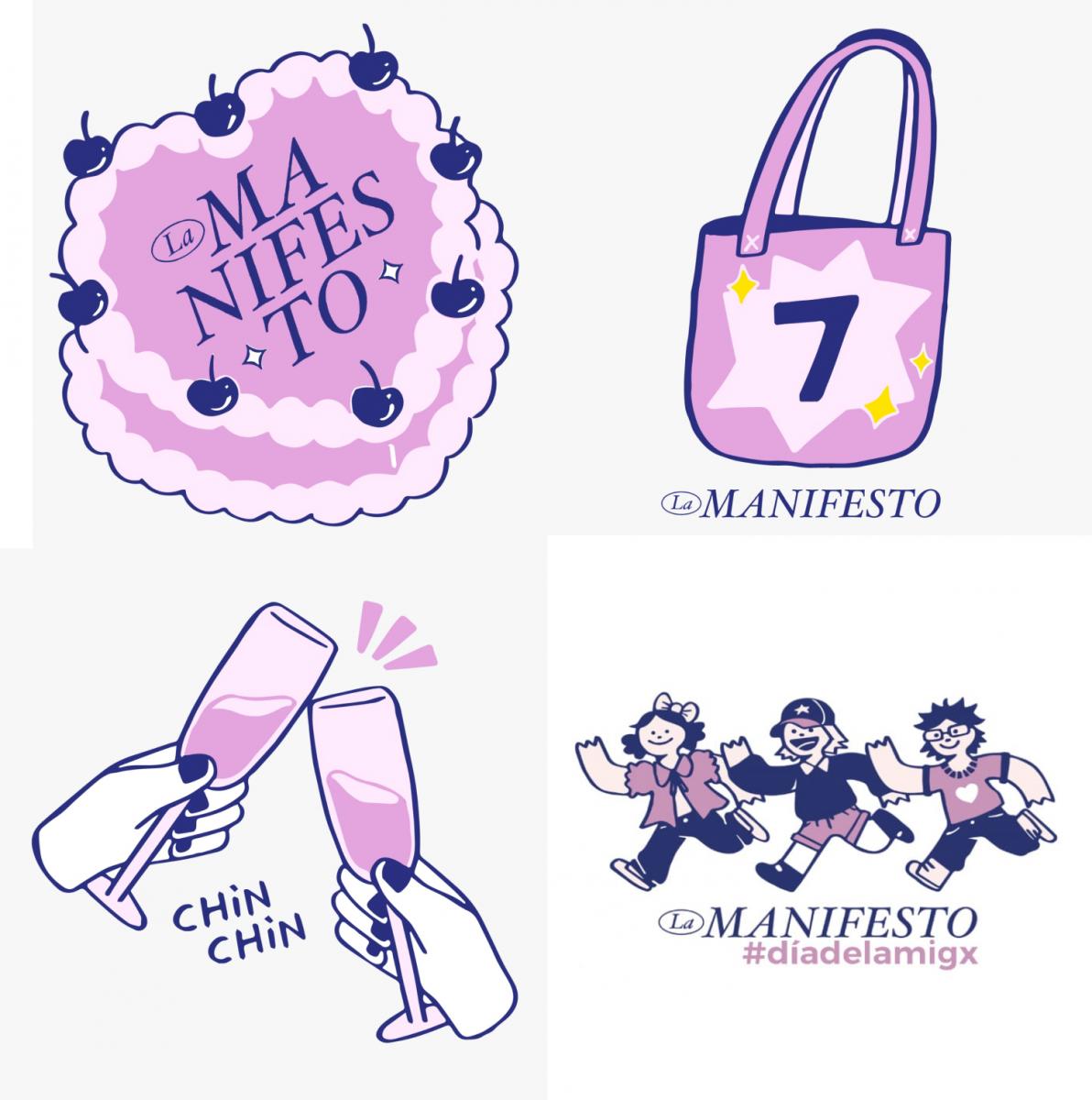 Esta nueva edición contará con diseños exclusivos que darán lugar al nuevo merchandising de La Manifesto. El catálogo contará con stickers y 