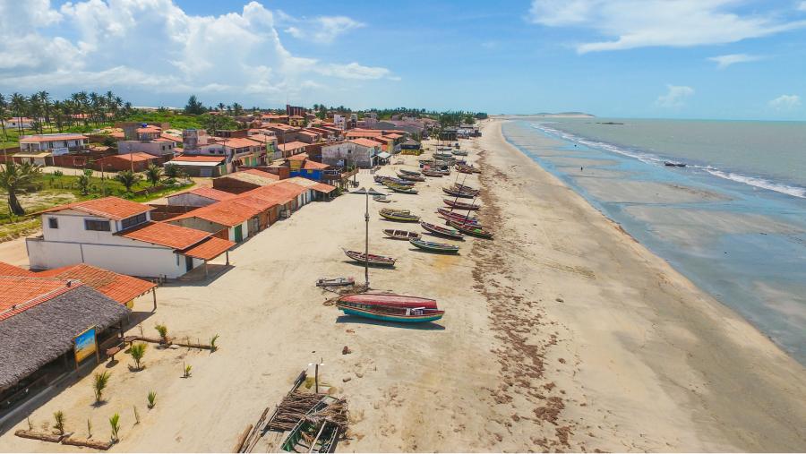 DESTINO TURÍSTICO. La Praia do Préa de Jericoacoara es un spot ideal para este deporte. / EMBRATUR.