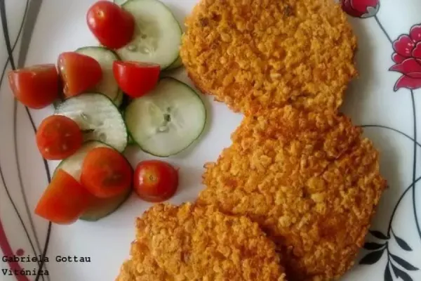 Hamburguesas de avena y calabaza con pocos ingredientes para pasar el frío