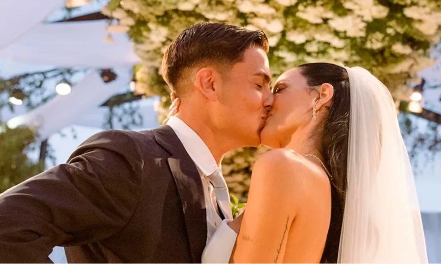 La primera foto de la boda de Oriana Sabatini y Paulo Dybala