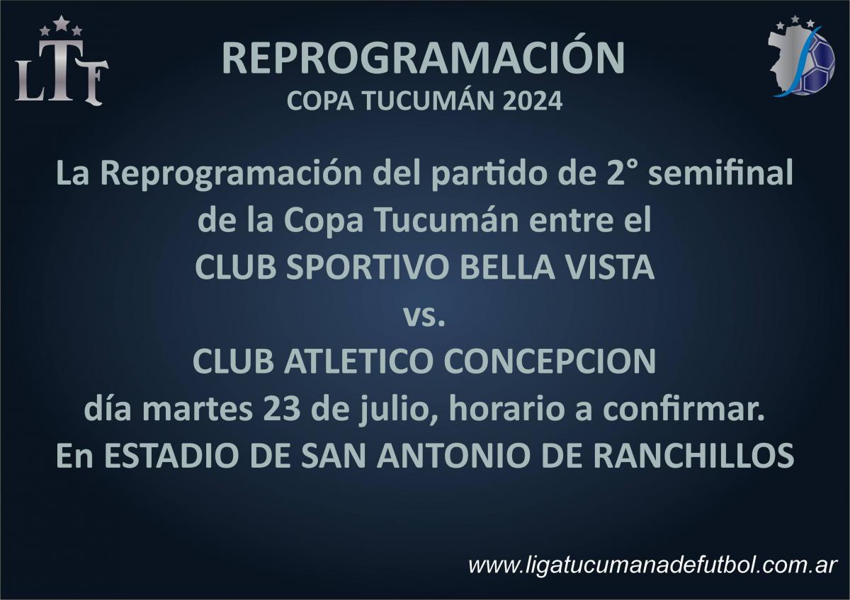 Por el mal tiempo, la Liga Tucumana suspendió la semifinal entre Atlético Concepción y Bella Vista