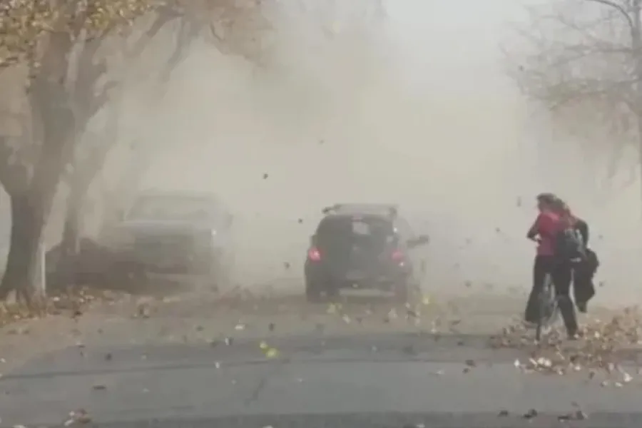 Las fuertes ráfagas llegarán por la tarde, según el Servicio Meteorológico Nacional.