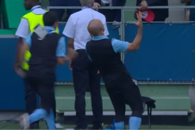 El eufórico festejo de Javier Mascherano en el empate de la Selección Sub-23 en los Juegos Olímpicos