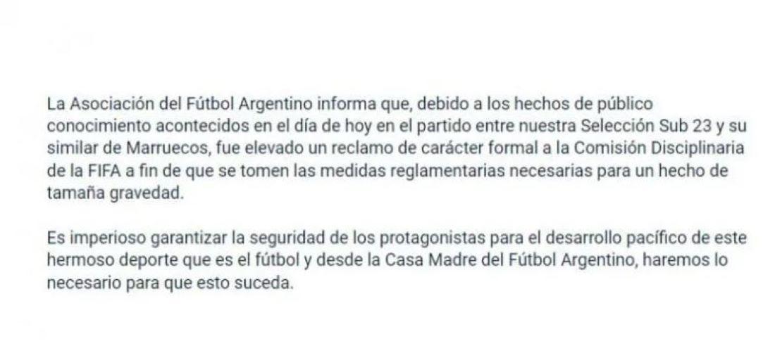 La AFA busca castigo para el bochorno que la Sub-23 de Mascherano sufrió ante Marruecos