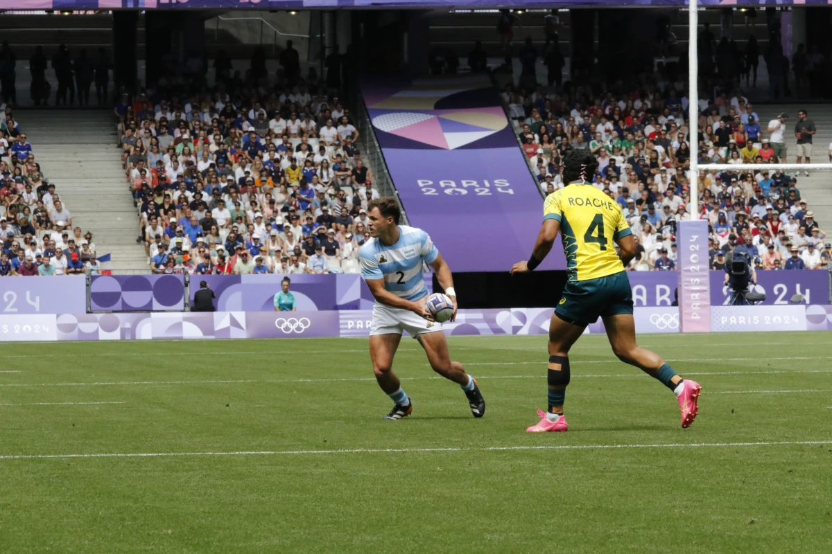 NO PUDO SER. Los Pumas 7s no estuvieron finos contra Australia y ahora van por los cuartos de final.