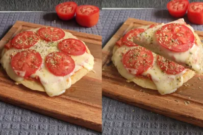 Pizza de avena estilo napolitana: un manjar saludable para el fin de semana