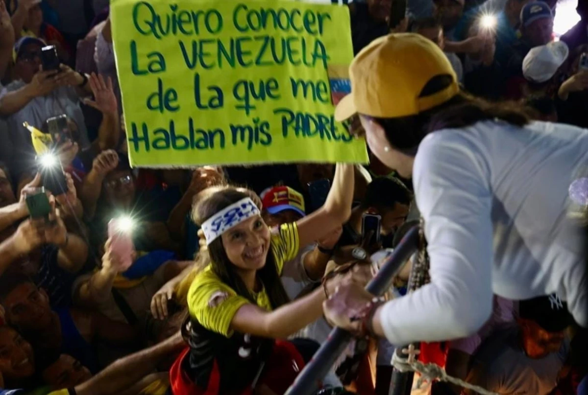 ESPERANZA. Corina Machado es la esperanza de los más jóvenes. / INSTAGRAM @mariacorinamachado.