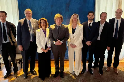 Milei en Francia: quiénes son los empresarios que se reunieron con el Presidente