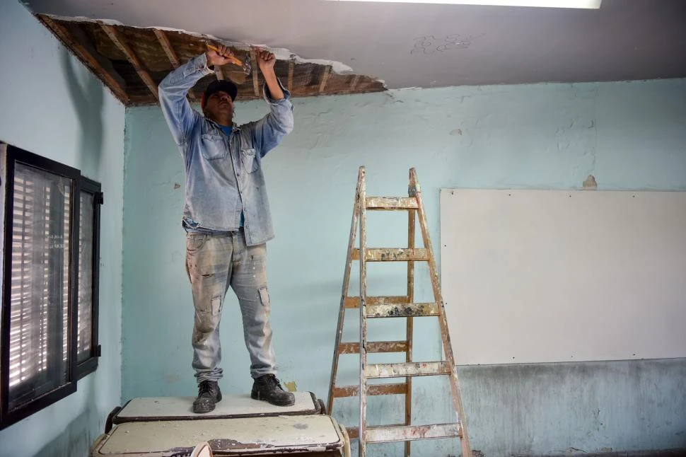 FINANCIAMIENTO MIXTO. La Nación aportará casi el 40% de los fondos para reparar escuelas en Tucumán. LA GACETA / FOTO DE INÉS QUINTEROS ORIO