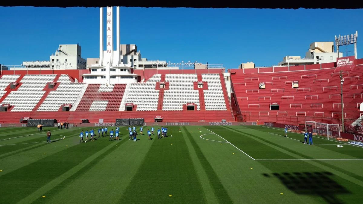 Atlético realiza la entrada en calor