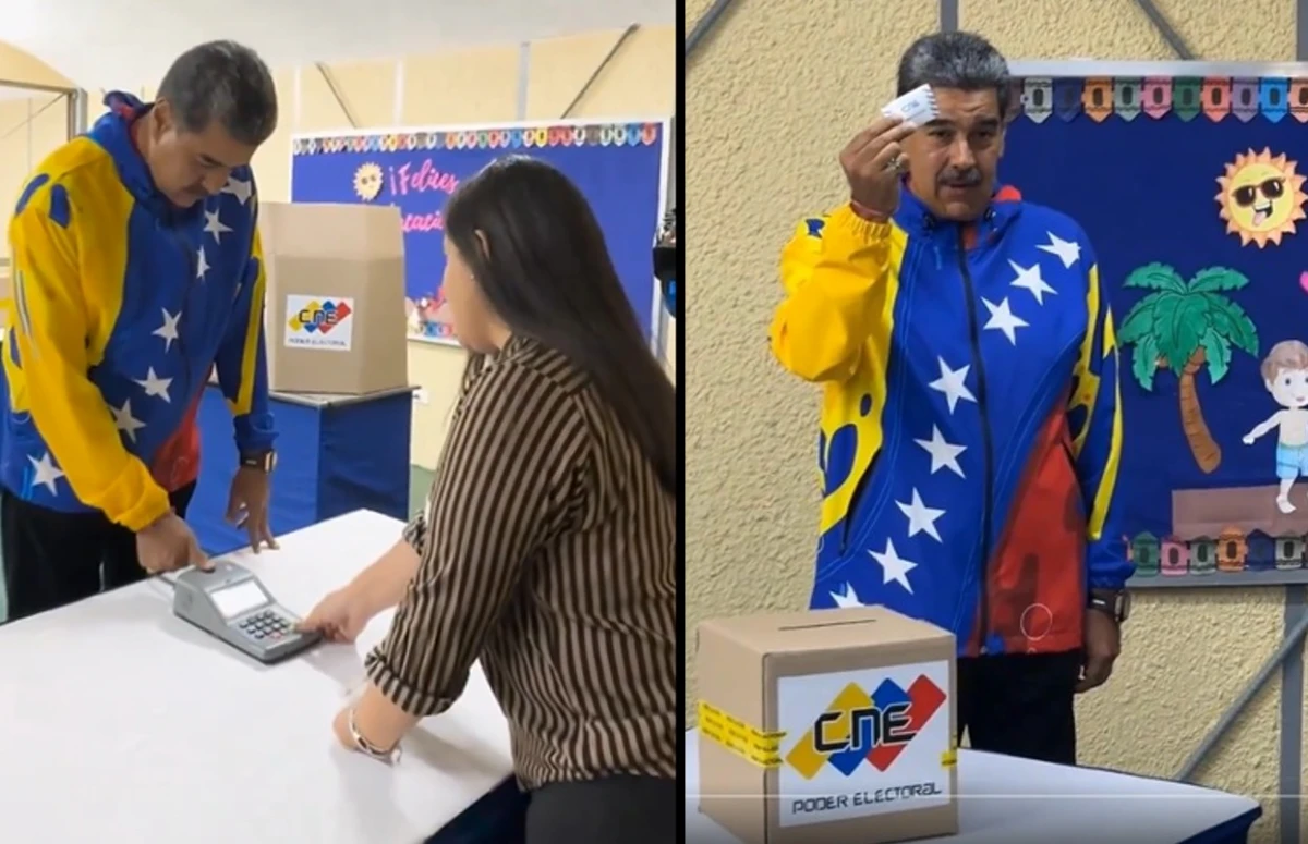 NICOLÁS MADURO. El Consejo Nacional Electoral habilitó al mandatario sin haber dado a conocer los resultados oficiales.