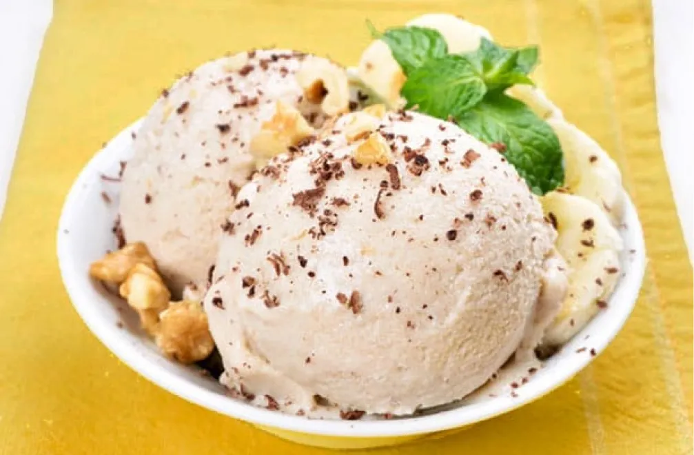 Helado casero de avena y banana, un postre saludable y perfecto para los niños