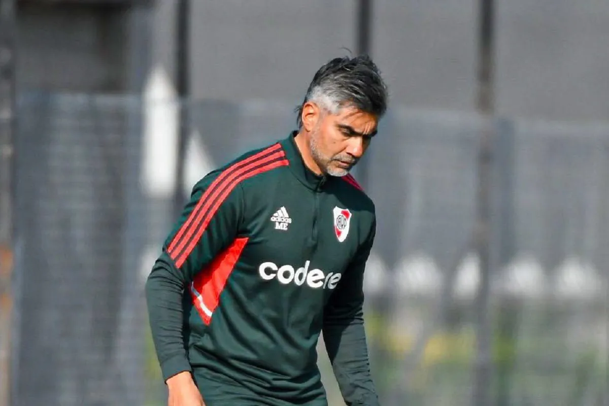 NUEVO DESAFÍO. El técnico de la Reserva Marcelo Escudero dirigirá a River Plate de manera interina contra Unión.