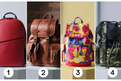 Test de personalidad: elegí una de las cuatro mochilas y conocé cuál es tu trauma más grande