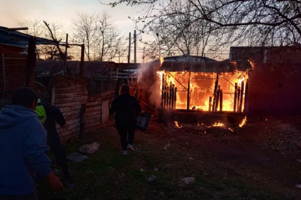 Un hombre perdió todo tras el incendio de su casilla en Concepción