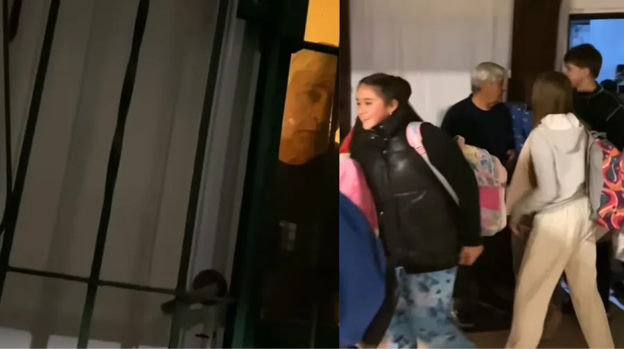 Sus 15 nietos los sorprendieron una pijamada multitudinaria