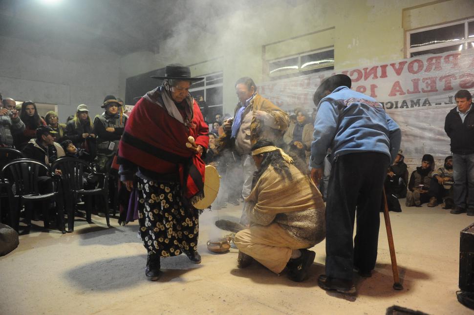 EN AMAICHA. Una de las celebraciones anteriores en las que se honró a la Madre Tierra.