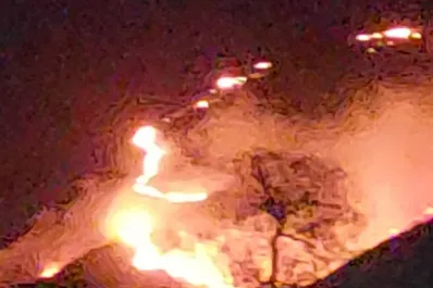 Los impactantes videos de los incendios en Tafí del Valle