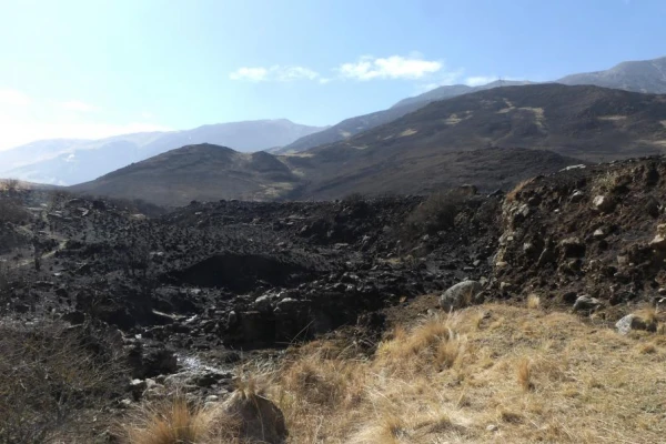 Los daños y las necesidades que dejó el fuego en Tafí del Valle