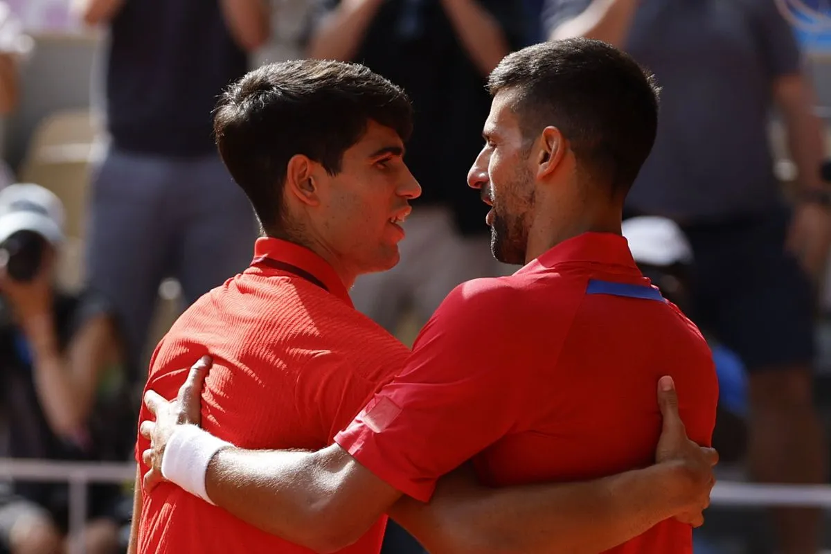 El motivador posteo de Djokovic para Carlos Alcaraz, tras ganarle la final de los Juegos Olímpicos: “Tu dorada llegará”