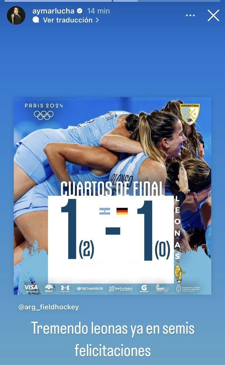 El alentador mensaje de Luciana Aymar tras la clasificación de Las Leonas a las semis de París 2024