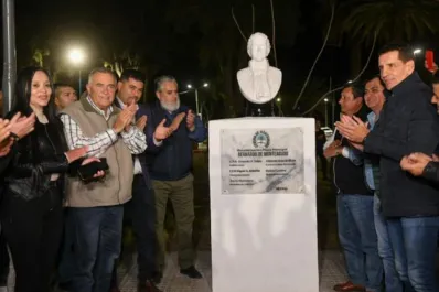 Jaldo inauguró obras en Monteagudo: A pesar de la situación económica, los recursos llegan