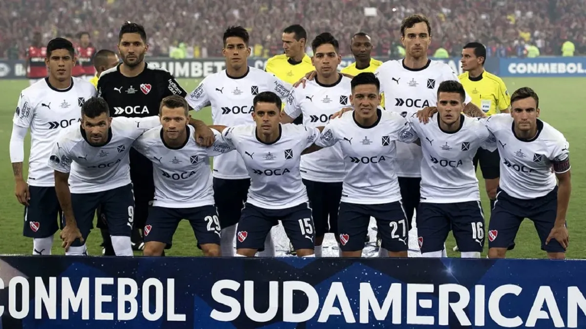 HISTÓRICO. Fabricio Bustos conquistó la Copa Sudamericana con Independiente ante Flamengo, en el Maracaná.