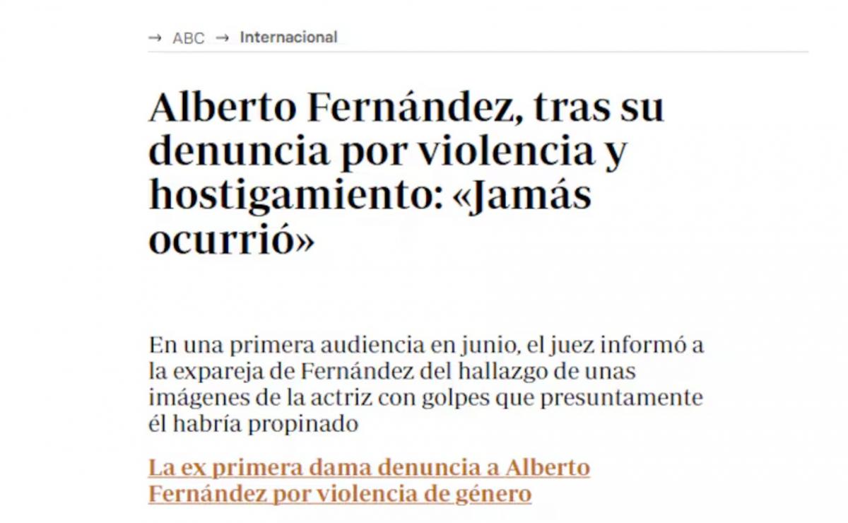 Violencia de género: así repercutió la denuncia de Fabiola Yáñez en los medios internacionales