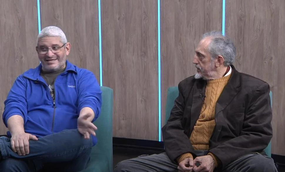 EN EL ESTUDIO. Bianchi Bustos y Fernando García cuentan sobre el congreso.
