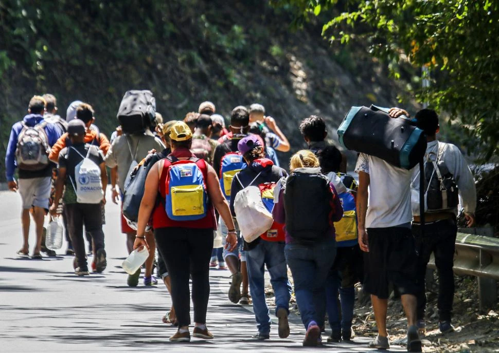 OTRA VEZ. La migración venezolana comenzó hace  una década. 