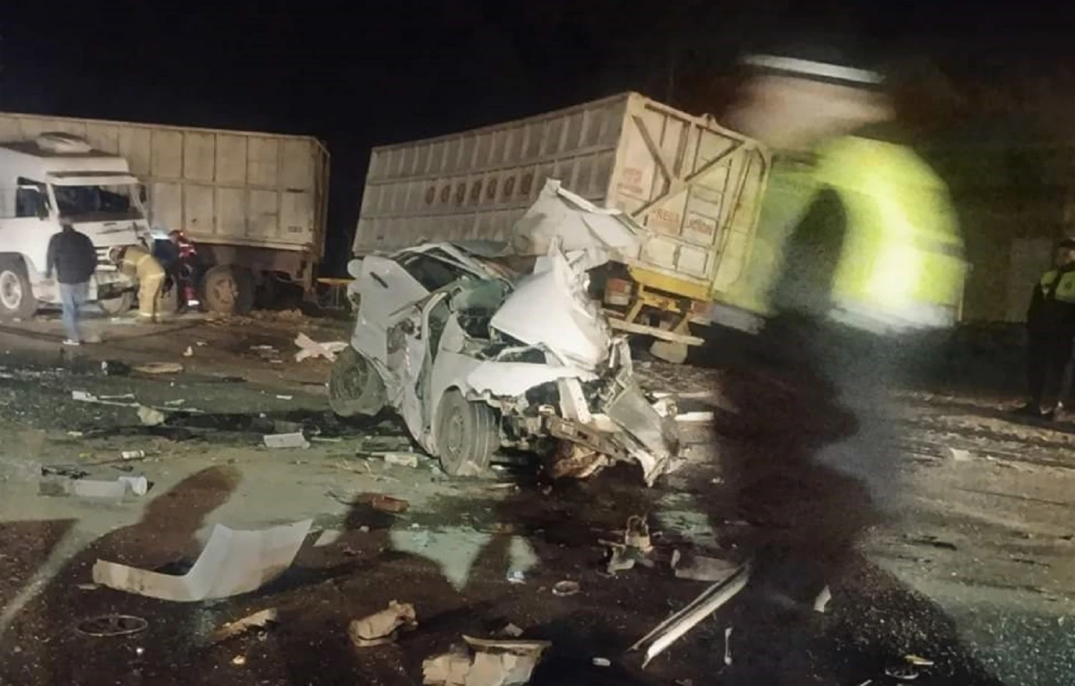 ACCIDENTE. Así quedaron los vehículos involucrados en el accidente en la ruta 38. FOTO TOMADA DE BAJO LA LUPA NOTICIAS